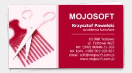 przykłady wizytówek fryzjer