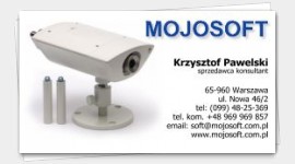 wizytówka wzór montaż anten