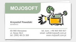 wizytówka wzór montaż anten