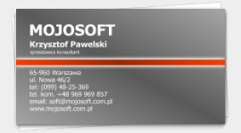 business card template