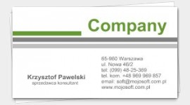 business card template