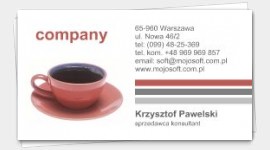 business card template