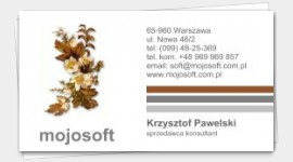 business card template