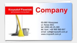 business card template