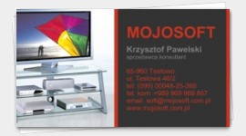 wizytówka wzór montaż anten