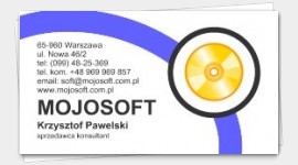 wzór wizytówki komputer