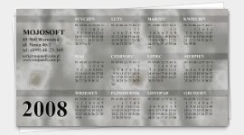 sample business cards calendars 2024