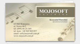 business cards Music
