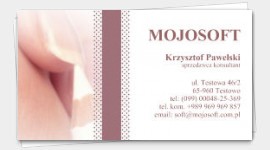 business card cosmetic