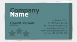 business card template