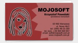 projekt wizytówki